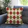 Argyle Cushion Cover Comfortable Reversible Pillow Cover Ideal for Car Sofa Bedroom  Beyond