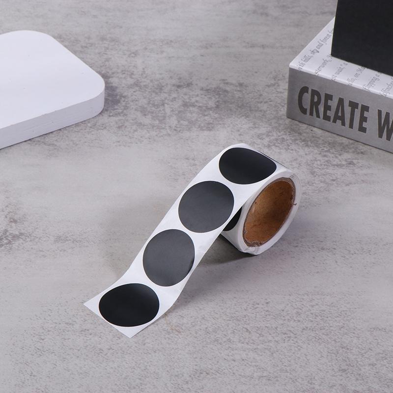 500Pcs/Roll 3 Styles Removable Blackboard Stickers Waterproof Chalkboard Labels 1.37*2.16In For Home & Kitchen