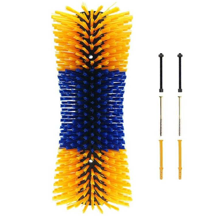 Highly Strength Ranch Cleaning Tool Curved Bristles Scrubbing Brush For Cattle Sheep Massage And Shedding Control