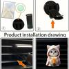 Car , Cute Cat Design, Clip Type Aroma Holder, Cute Cat, Aroma ,