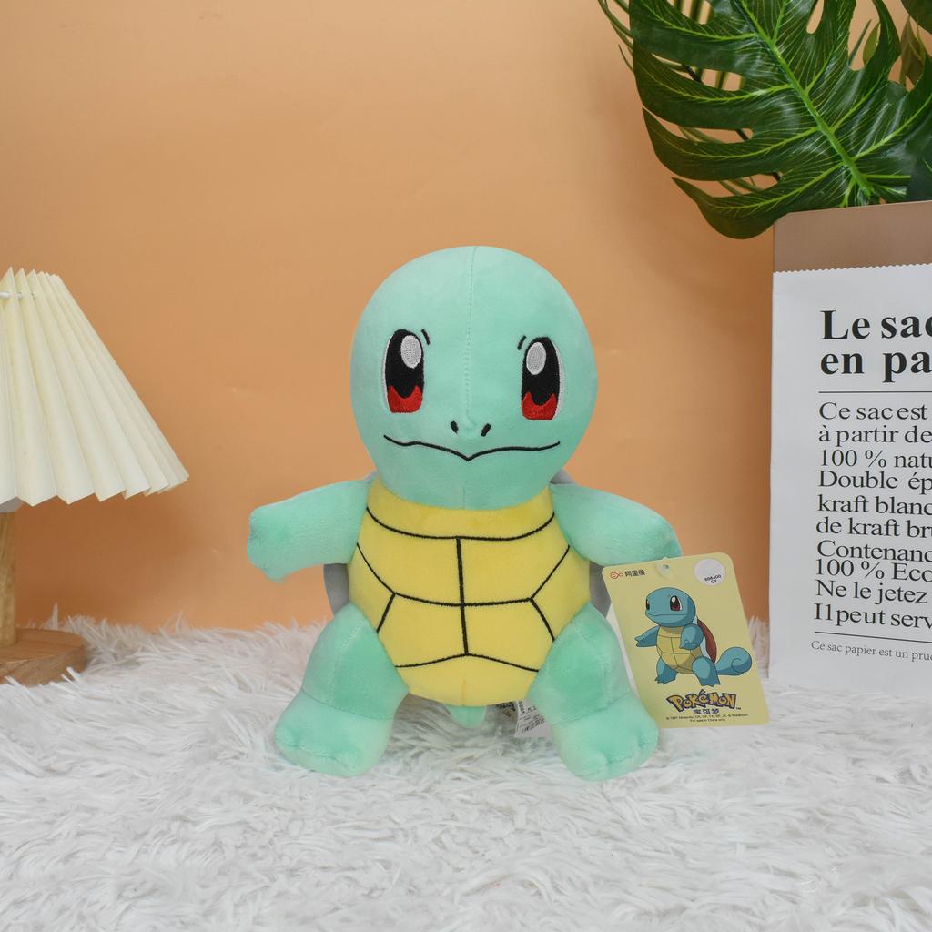 Squirtle 7.9inch Plush Dolls Soft Anime Stuffed Toys for Boys Girls Collection Christamas Peluche Gift Birthday Cute Kawaii