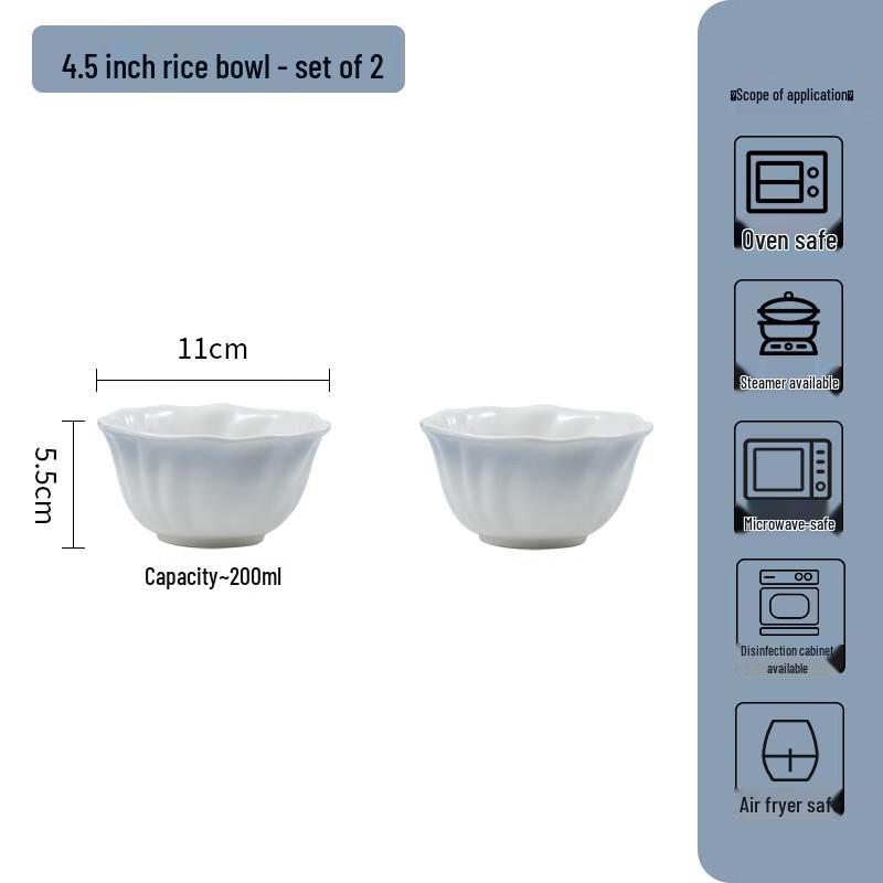 WA Gradient Blue Ceramic Dinnerware