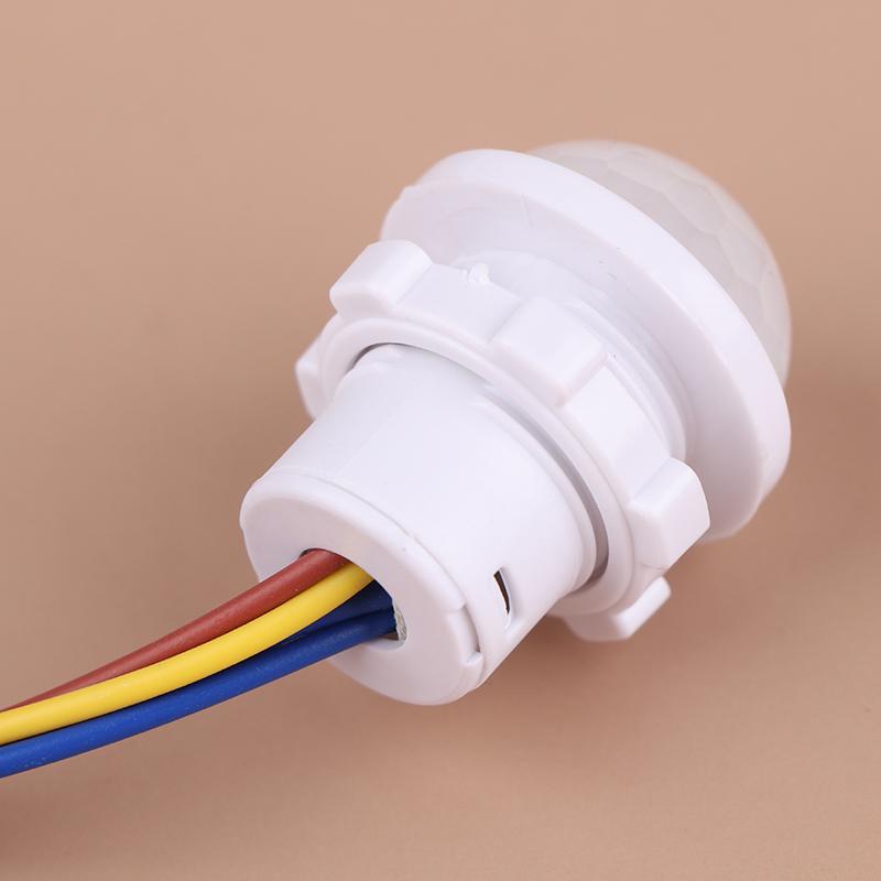 Led Pir No Adjustable Delay Human Body Infrared Detector Ir Infrared Motion Sensor Light Switch For Home Ac110-240V Dc 12V-24V