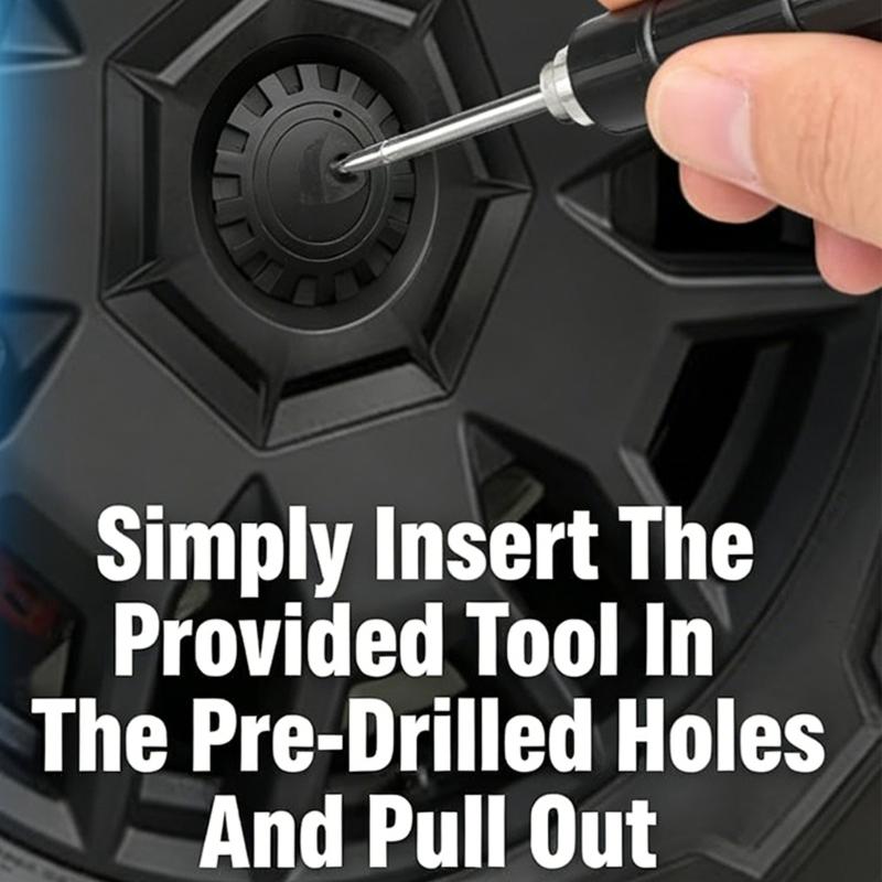 Devorative Car Hub Center Caps Flat Hub Protector Wheel Center Hub Caps Stickers For Car And SUV