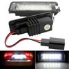 1/2PCS LED Number License Plate Lights Assembly With Canbus For VW Passat B6 CC Eos Golf 4 5 6 7 MK7 Polo Superb Seat Leon Altea
