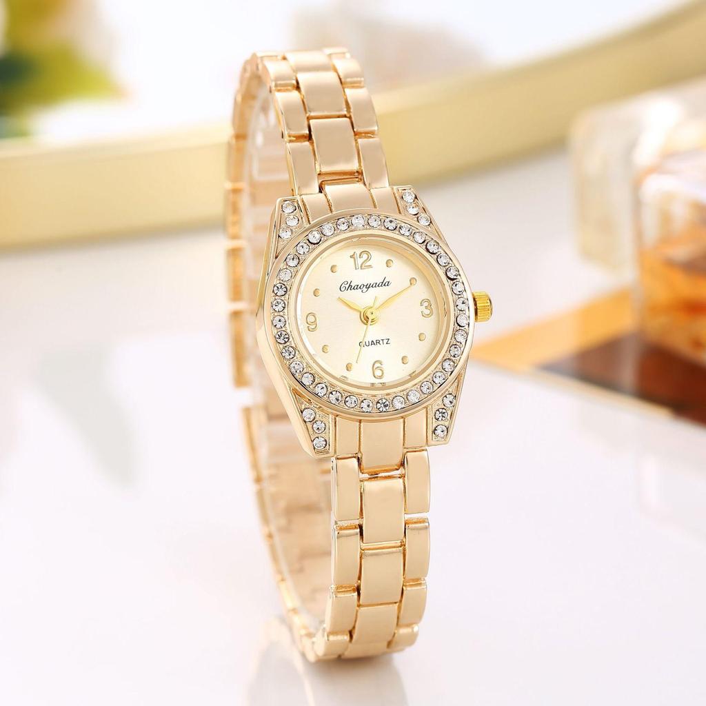 Women  Luxury Quartz Watch Vintage Diamond Stainless Steel Reloj Mujer Girls Clock Ladies Wristwatch