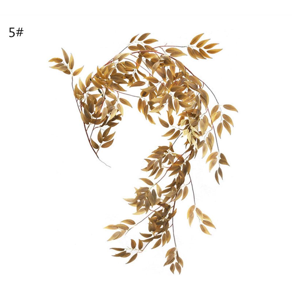 

1.7M Simulate Rattan Wall Hanging Pendant for Wedding Decor 5 yellow