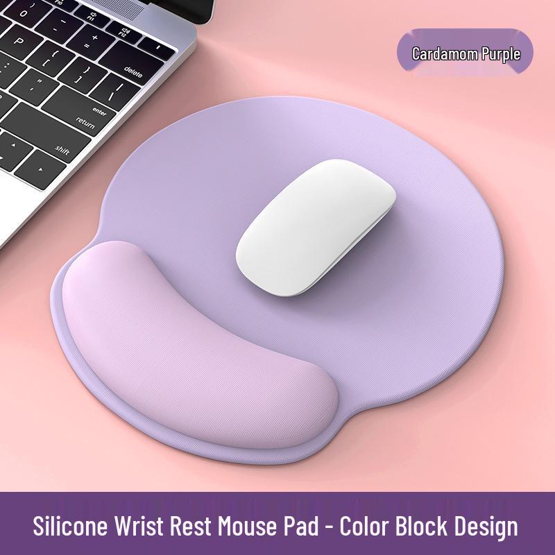 Silicone Non-Slip Thick Wrist Support Mouse Pad