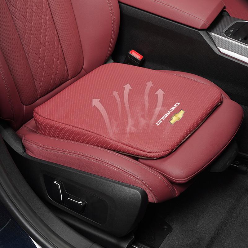 Car Seat Soft Mats Leather Memory Cotton Core Cushion For Chevrolet Cruze Malibu Colorado Suburban Equinox Blazer Trax Camaro