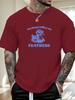 Mens Duck Graphic TShirt Nothing Ruffles My FEATHERS Cotton Short Sleeve Breathable Comfort Fit Soft Light Casual Daily Top