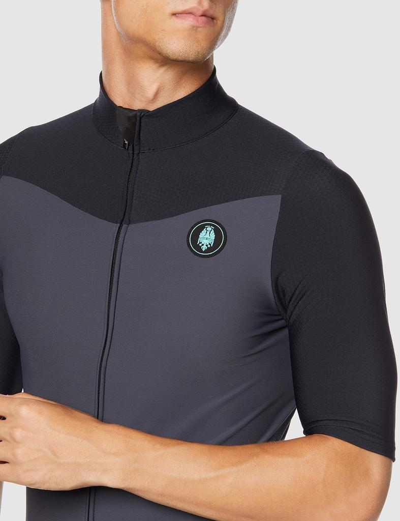 Pearl Izumi MURATA 4000 Short Sleeve Cycling EU Size S To Japanese Size Men's Jersey, Black, (equivalent S)