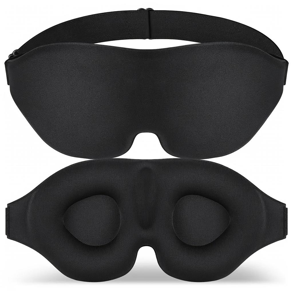 Augenmaske zum Schlafen, 3D-konturierte Tasse, Augenbinde, konkav geformte Nachtschlafmaske, blockiert Licht, für Damen und Herren