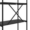 Bookshelf Black Oak Look 80 x 30 x 183 cm Engineered Wood