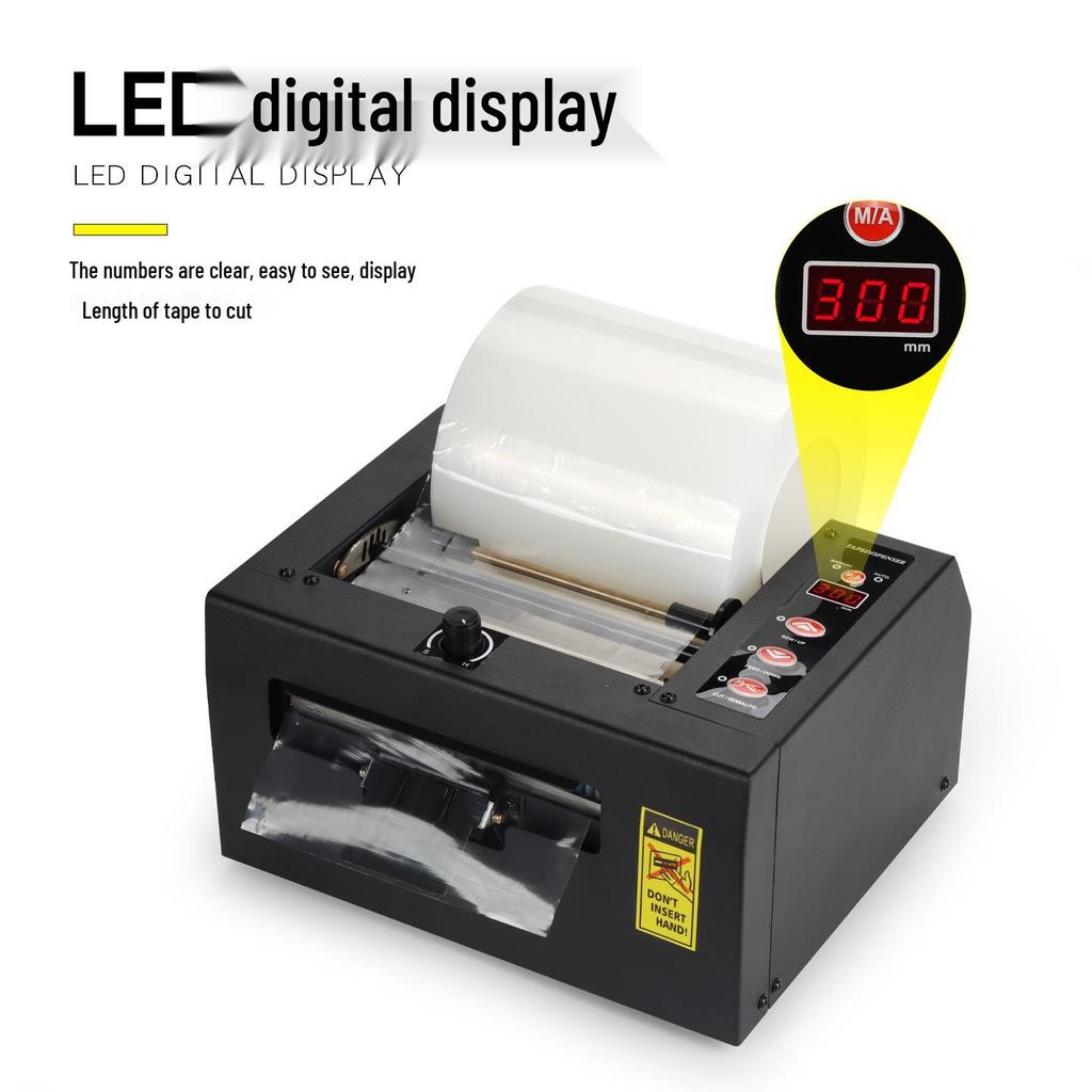 Fully Automatic ZCUT-80 Tape Cutter for Double-Sided, Transparent, High-Temperature, and Film Adhesive Tapes.
