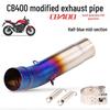 Stainless Steel Exhaust Mid-Section for CB400 Gen 4 & 5