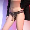 Born Silky Pánské bezešvé punčochy s pouzdrem na penis - Plus Size