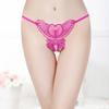 Women's Fashion Transparent Lace Butterfly Sexy Panties Thong Solid  Color