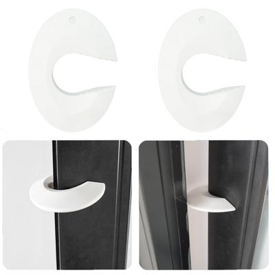 Yousheng 1/2Pcs Universal Door Stopper Silicone Door Pinch Guard Simple Installation Easy To Clean Baby Proofing Door Slam Stoppers