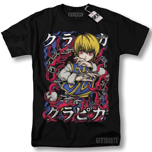 Hunter X Hunter Kurapika Shirt Hisoka Gon HXH Anime Manga T-Shirt Unisex T-Shirt L