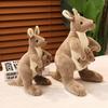 Adorable Kangaroo Plush Toy Soft Stuffed Animal Perfect Children Gift 27cm 35cm 60cm