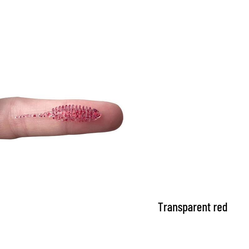 Nadel Schwanz 3,5cm Grundfischen Köder - 10 Weichköder für Rapfen, Barsch, Mandarinfisch, Je 0,2g