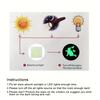 Glow-In-The-Dark Jellyfish Toilet Stickers Self-Adhesive Removable Luminous Decals Home Decor Stickers Car Stickers