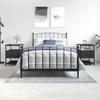 Nightstands (2 pcs) Black 40 x 42 x 56 cm Engineered Wood