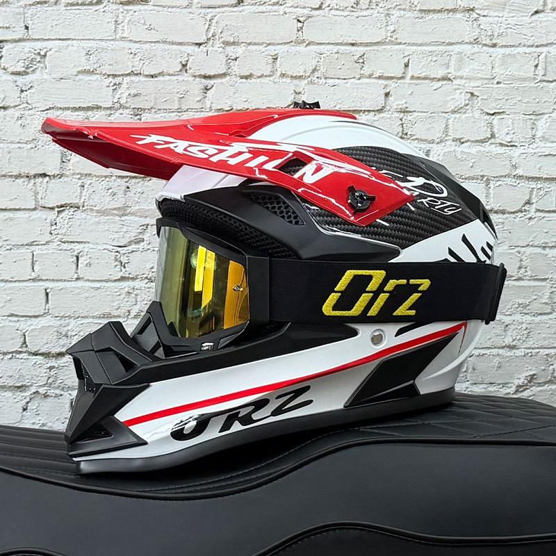Full Face Mountain Bike Helmet DH Downhill MTB Trail Cycling Adult Unisex ABS Safety Gear