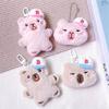 Capybara Plush Keychain with Baseball Cap - Cute Bag Decoration Doll Accessory