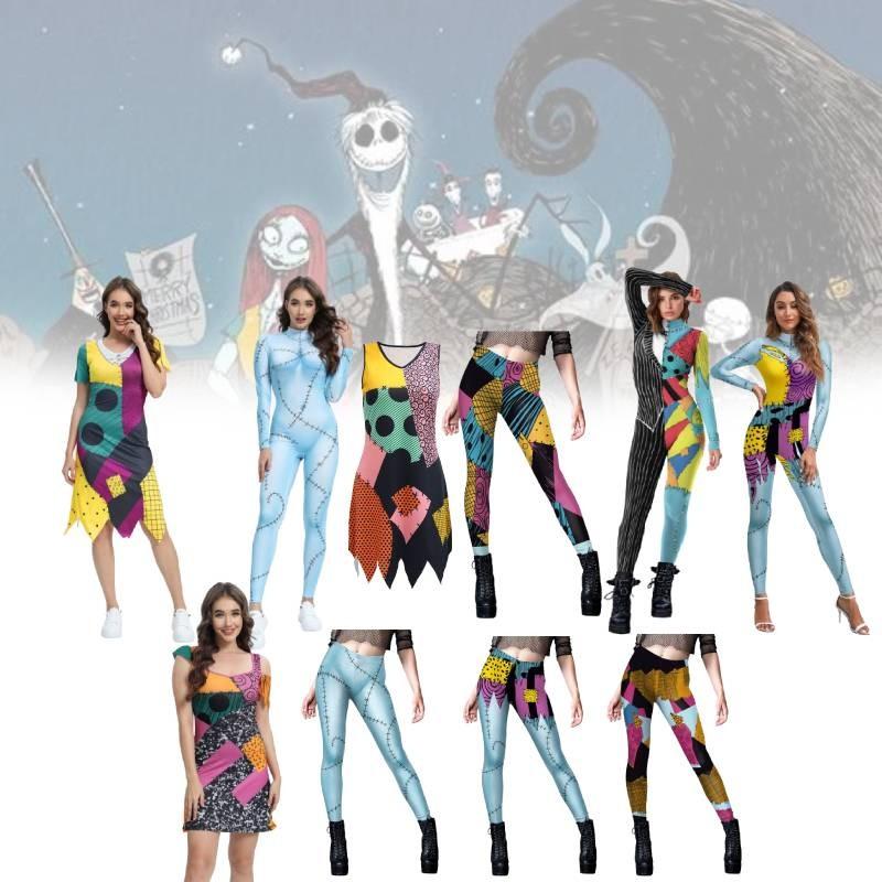 The Before Nightmare Christmas Halloween Cosplays Dress Clothing Plays Role