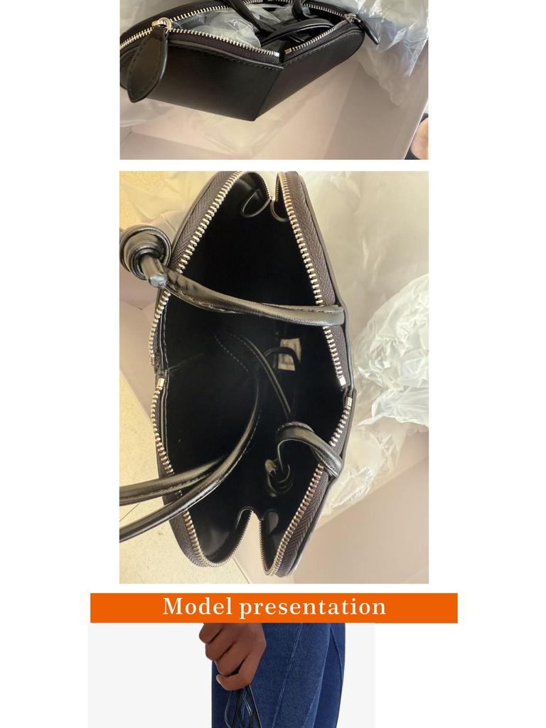 LECOEUR Genuine Leather Heart-Shaped Crossbody Shoulder Bag