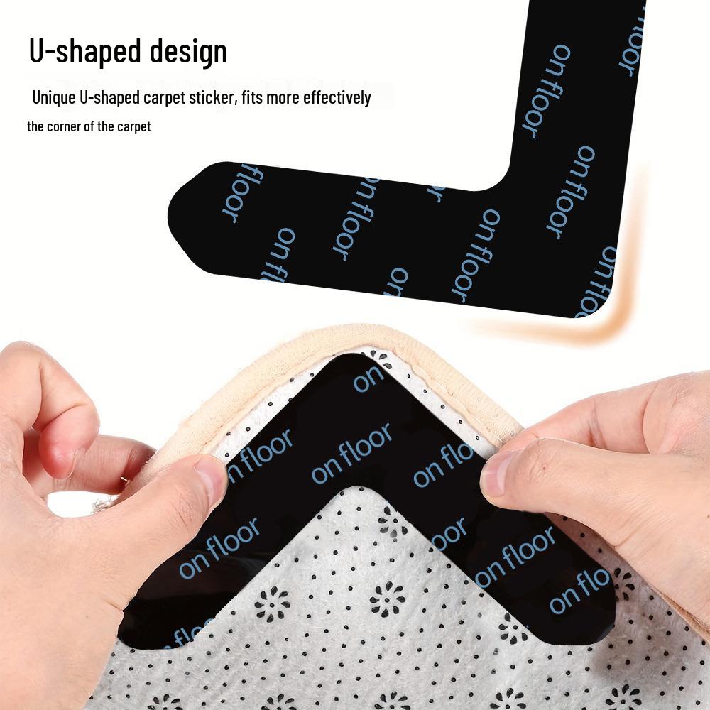 Washable Traceless Anti-slip Double-sided Carpet Fixing Stickers