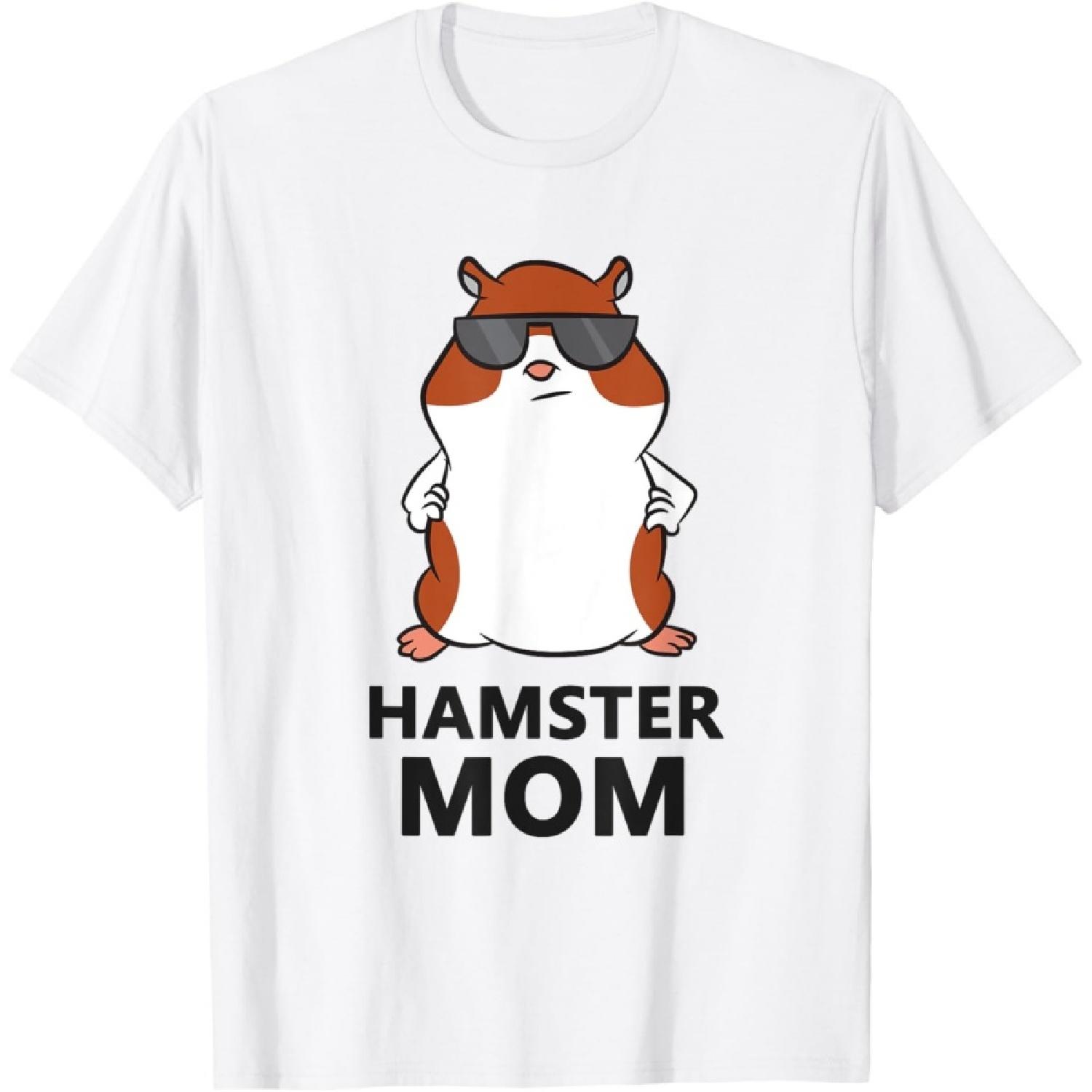 Hamster Mom Funny Hamster Mama T-Shirt S