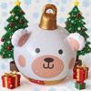 1 Piece PVC Giant Big Large Balls 60cm Outdoor Christmas Inflatable Bear Ball Xmas Decoration Toy Ornament