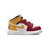 Air Jordan 1 Mid Alt Toddler White University Red Gold DJ6250-067
