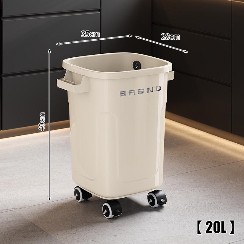 Premium Extra Large 30L/50L Square Trash Can for Home and Kitchen
