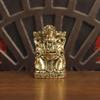1Pcs Desktop Wealth Recruitment Decor Statue Gift Pure Brass Mini Gods Of Wealth Ornament For Home Office Living Room Accessory