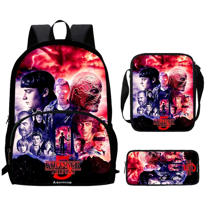 Monster Story Schoolbag High Definition Multi-Function Oxford Lightweight Backpack