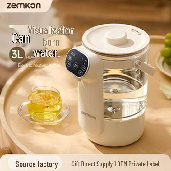 110V-220V Automatic Soy Milk Maker, No-Cook, No-Filter, Multi-Functional for 3-4 People