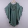 New Sexy Off Shoulder Hollowed Out Loose Fringe Bikini Style Beach Women's Dress