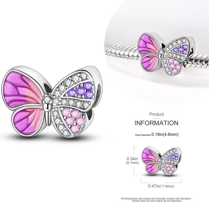 Charms Copper Beads For Women Fit Original Bracelet Animals Diy Pendants Jewelry