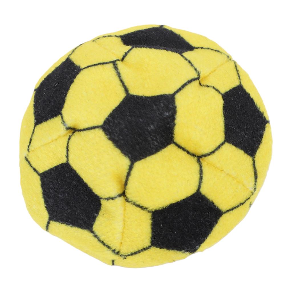 Soccer Hackys Sack Soft Plush Comfortable Grip Soccer Footbag Wear Resistance for Kids Adults Yellow Black