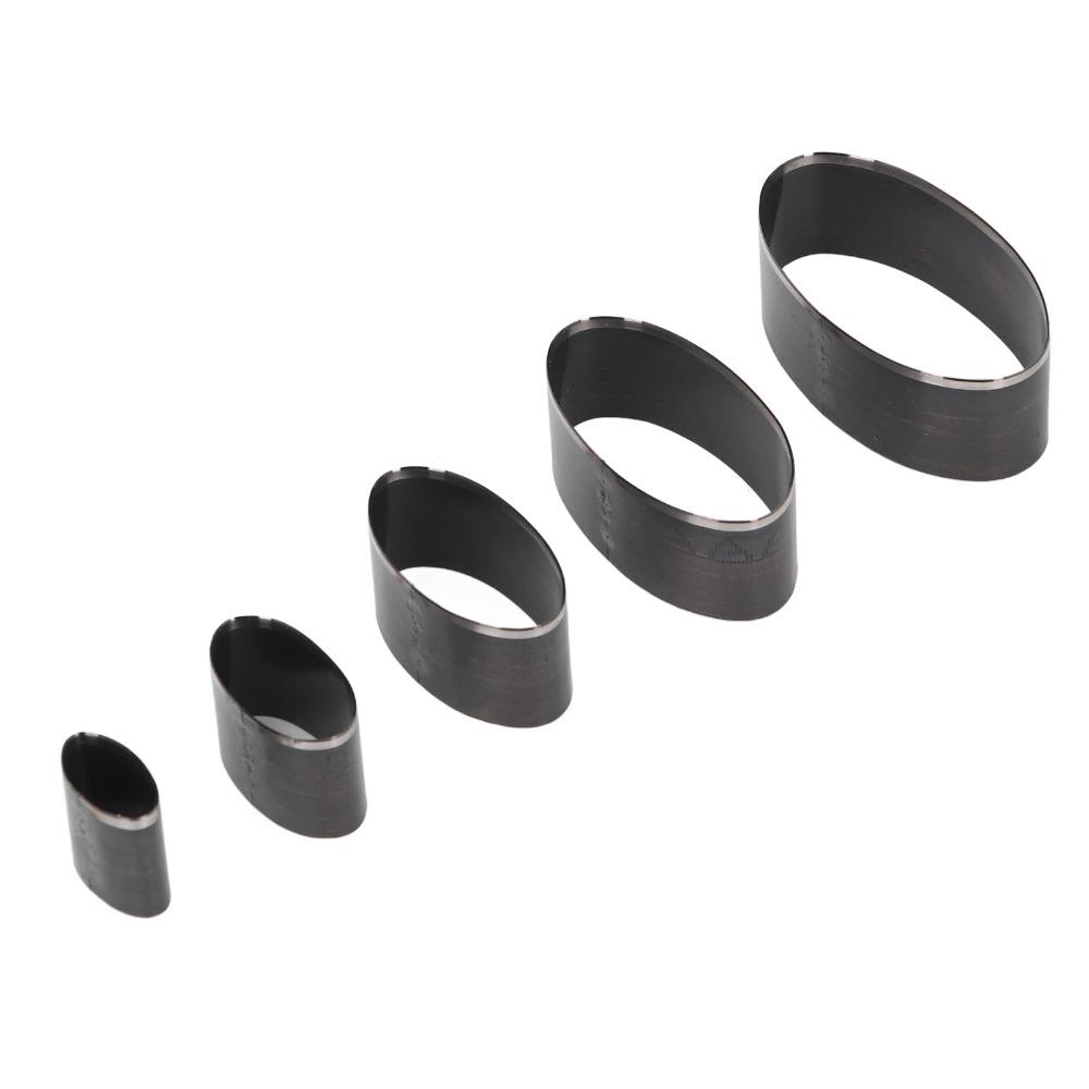5Pcs Steel Leather Punch Die Set Hollow Hollow Punch Cutter  For Handmade DIY Leather Craft
