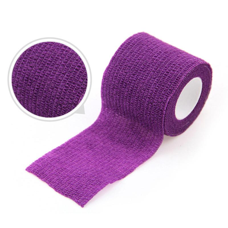 Non Woven Elastic Self Adhesive Bandage Cohesive Bandage for Sports Fixing Finger Wrist Leg 1roll 2.5/5/7.5/10cm*4.5m
