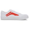 Li Ning Wave Slip Resistant Abrasion Resistant Low top Skateboard Shoes Men's White Orange AGCP163-3