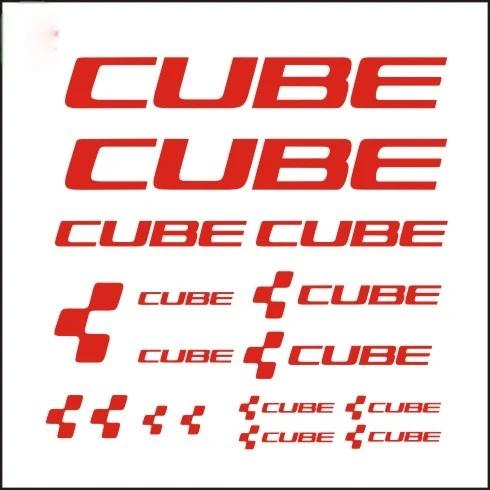 20cm for CUBE Bicycle Frame Stickers Cycling DIY Decoration Racing Cycling Sunscreen and Waterproof Car Accessories Sticker PVC 25cm
