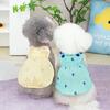 Vestido Pet Tipo Suspensório Estampa Xadrez Clássica Moda Textura Macia Toque na Pele Vestir Roupas Confortáveis para Cachorrinho Vestido de Princesa para Uso Diário