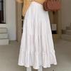 Corduroy Girly Style Long Slimming Cake Skirt - Autumn/Winter Collection