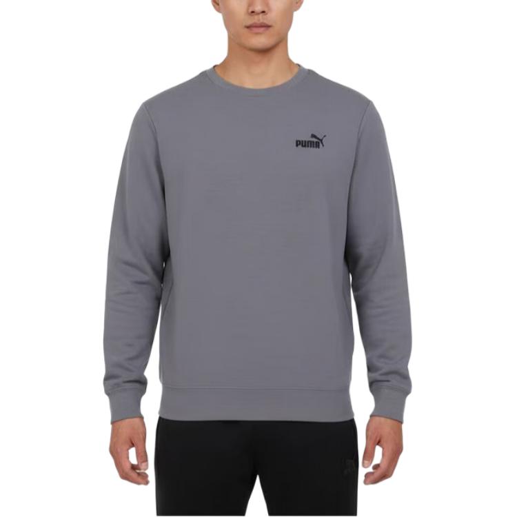 Puma Simple Knitted Crew Neck Pullover Long Sleeve Sweatshirt Men sweatshirt 695454-71