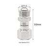 1Pcs Stainless Steel Adapter Coupler High Pressure Anti Twist Wash Gun To Hose Connector M22 Swivel Fitting